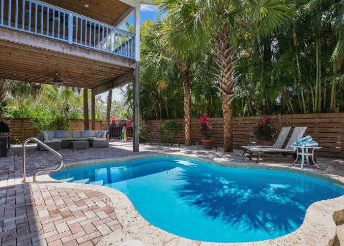 beautiful pool home vacation rental on Anna Maria Island