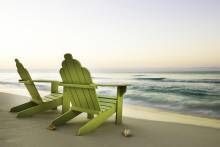 chairs on beach