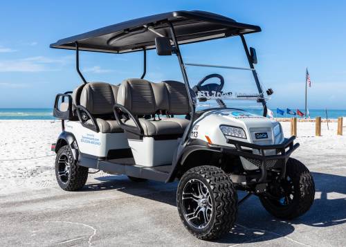 Golf Cart by the beach