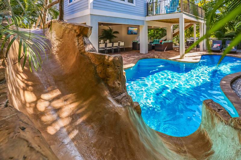 Backyard of Stay Salty in Anna Maria 