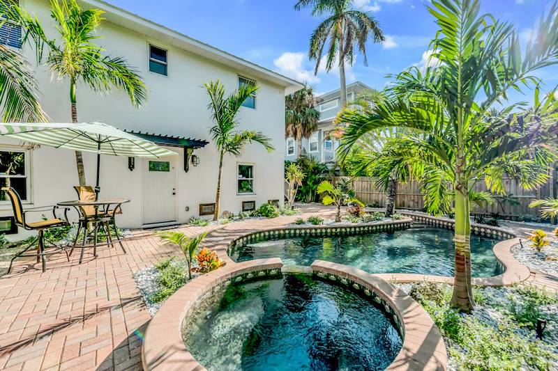 A vacation rental with a private pool